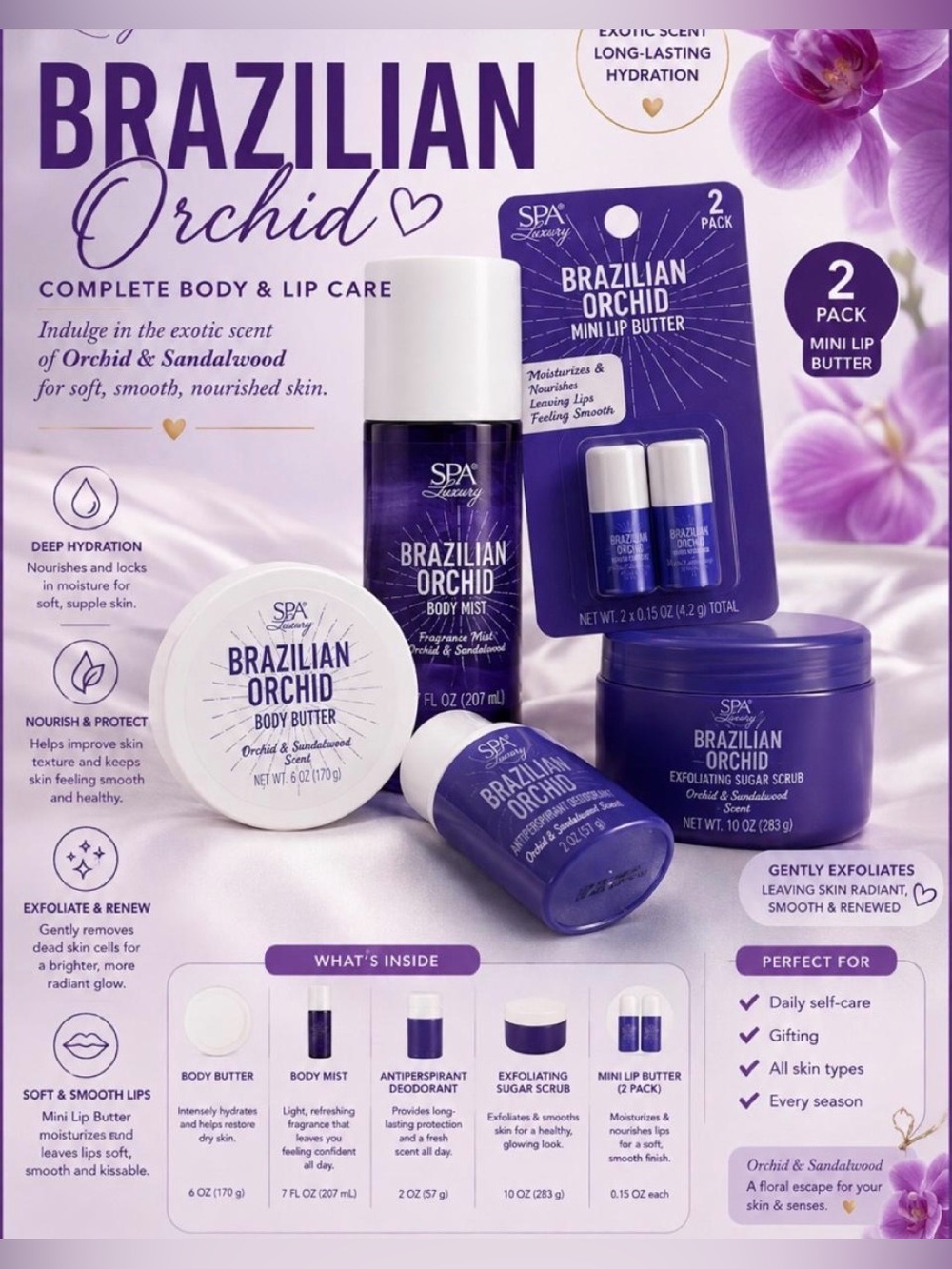 Brazilian Orchid Mini Lip Butter Duo — Purple